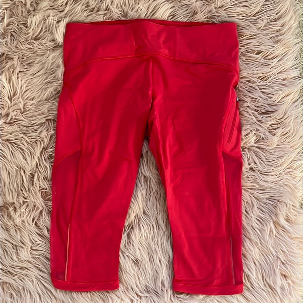 Bright Pink Lululemon Athletic Leggings